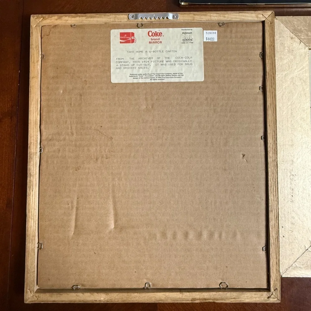 Vintage‎ Coca Cola Wall Decor Lot of 3 Framed Retro Art Set